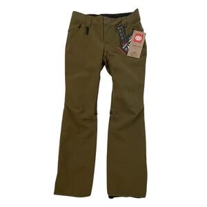NWT Women's Parklan Meadow Pant - Army Ripstop - Khaki Green - Skinny Fit - S